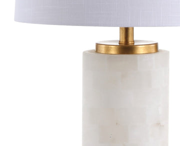 Eliza 25.5" Alabaster LED Table Lamp - JONATHAN Y